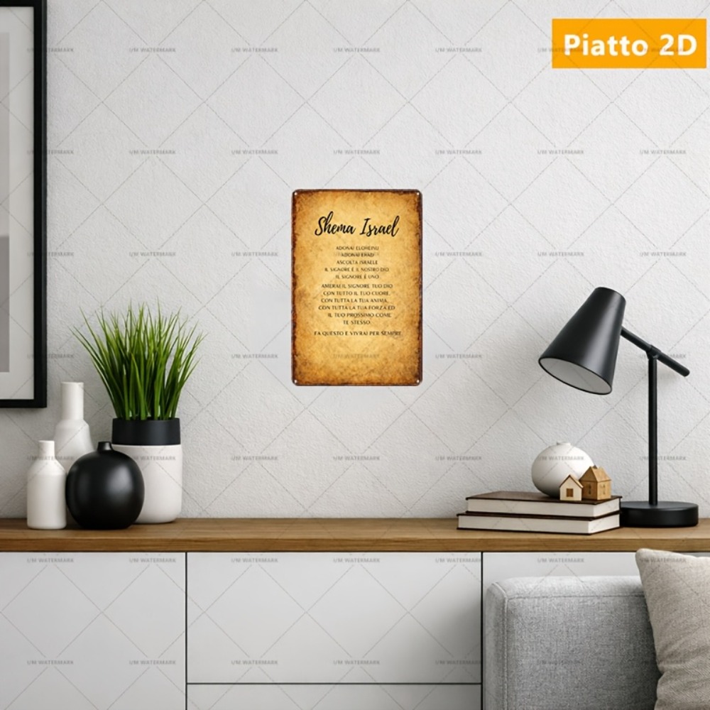 CIFBUY  Hebrew Scripture Alumi - Home Decor Free review and price