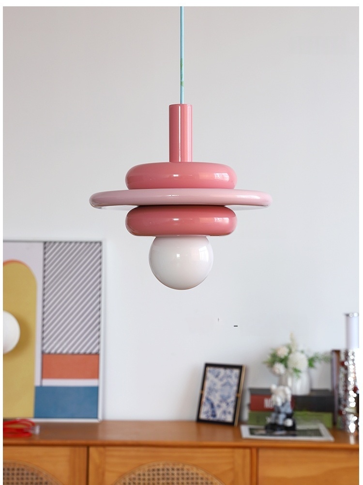 Minimalist Macaron Chandelier, - Hanging Moon Lamp review and price