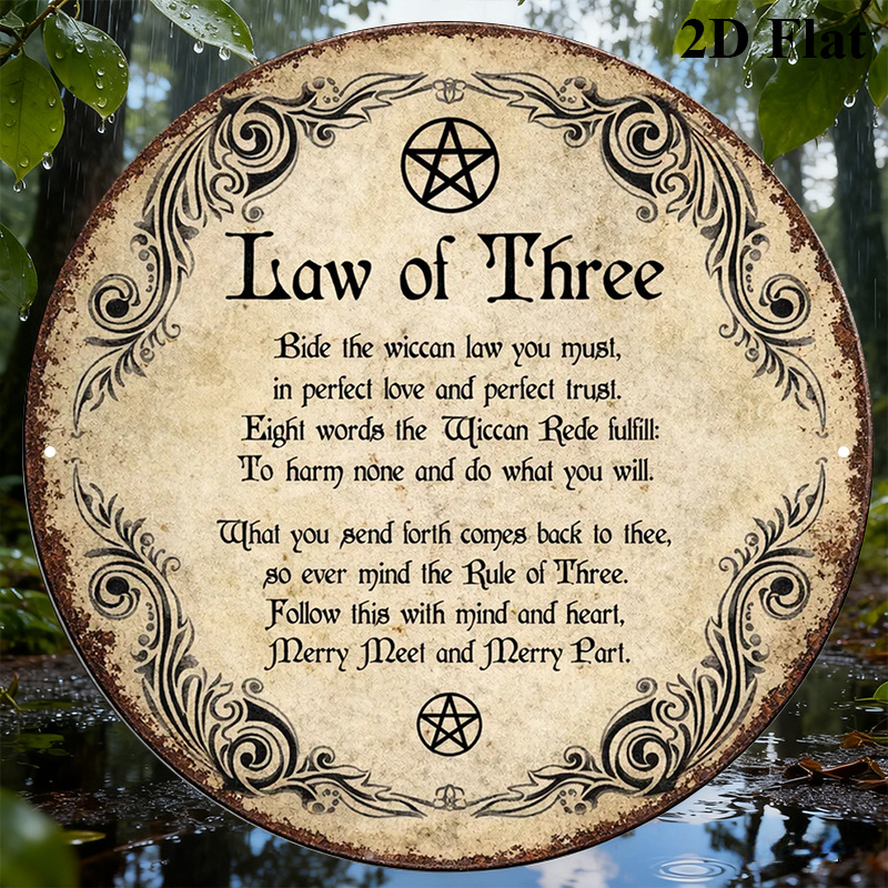 CIFBUY Vintage Wicca Triple Go - Home Decor Free review and price