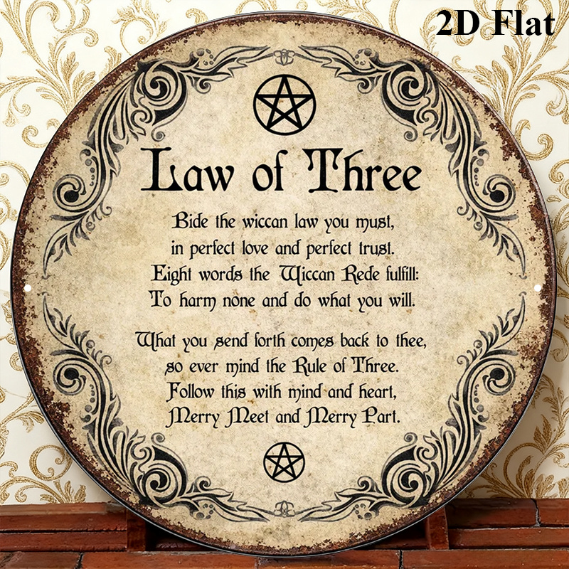 CIFBUY Vintage Wicca Triple Go - Home Decor Free review and price